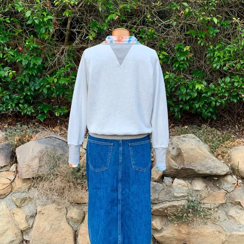 Levi's Vintage Clothing Bay Meadows 40's style contrasting crew sweatshirt - Picture 6 of 11